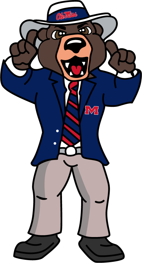 Mississippi Rebels 2010-2018 Mascot Logo v3 iron on transfers for T-shirts